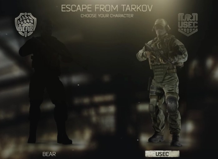 Tarkov bear or usec