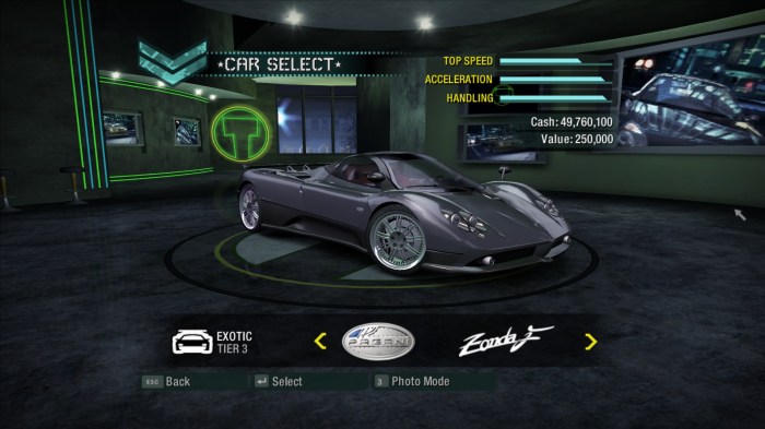 Carbon speed need mods car