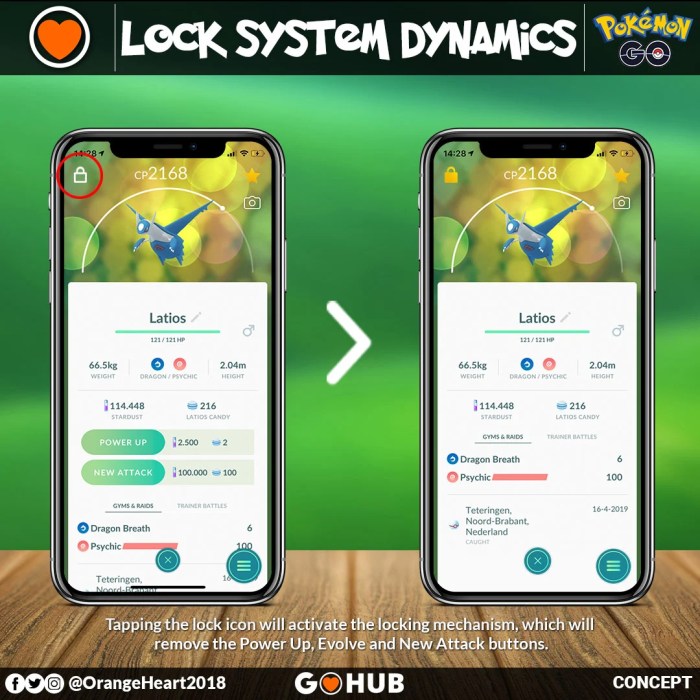 Pokemon lock on upgrade