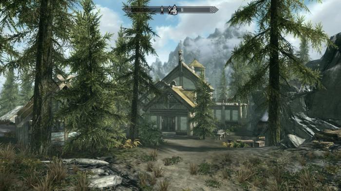 Skyrim lakeview manor custom house