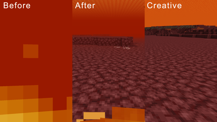 Clear lava texture pack