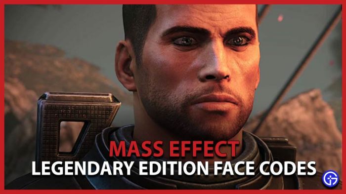 Mass effect face codes