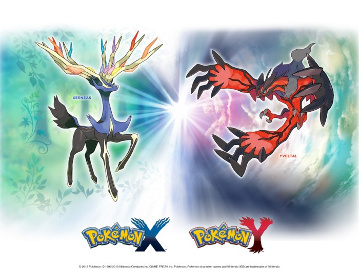 Pokemon x y legendary