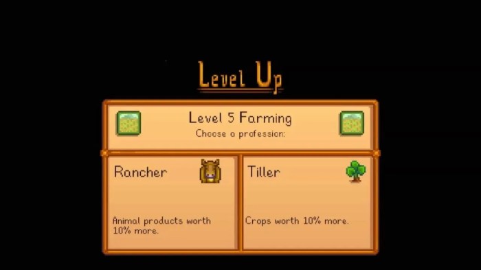 Stardew level 5 farming