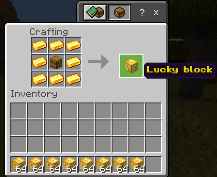 How to make a lucky block