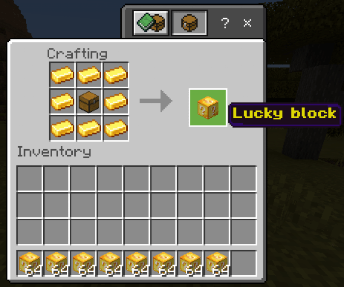How to make a lucky block