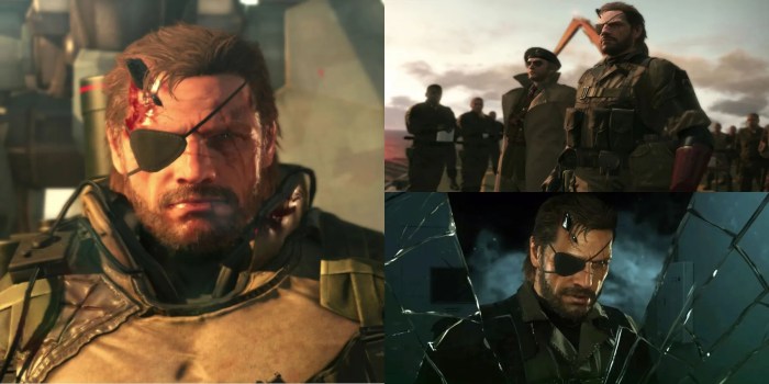 Big boss and venom snake