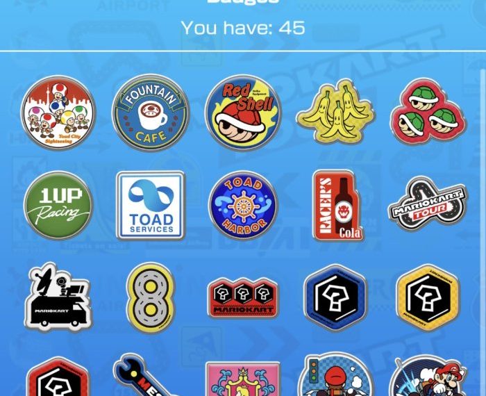 Mario kart tour badges