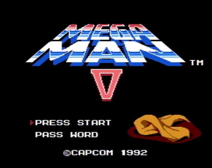 Mega man 5 passwords