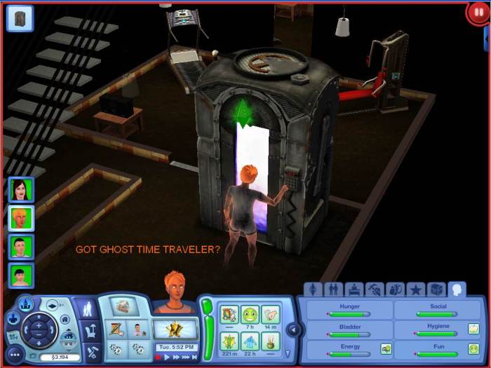 Sims 3 time machine