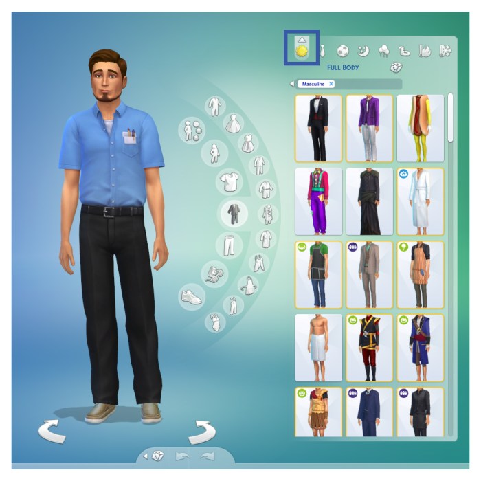 Edit sims work outfit