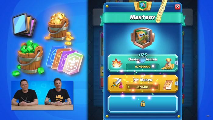 Clash royale card mastery