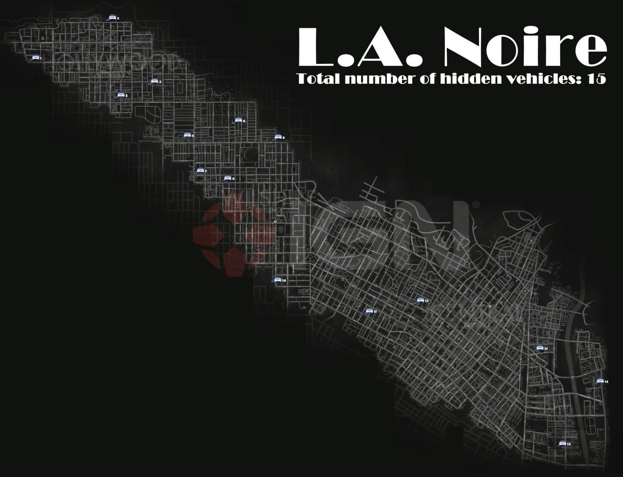 La noire hidden cars