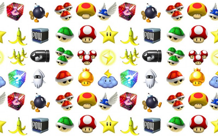 Super mario bros items