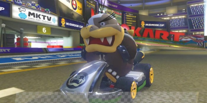 Mario kart deluxe bowser jr making