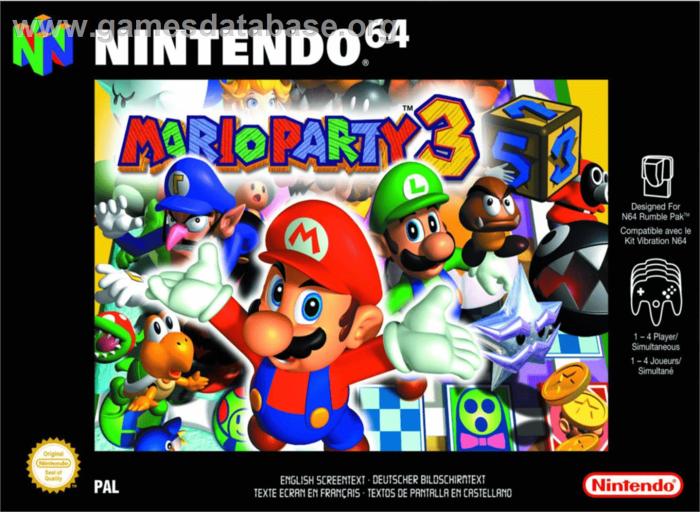 Mario party rom n64 nintendo super disabled protected esa romhustler screenshot log add title