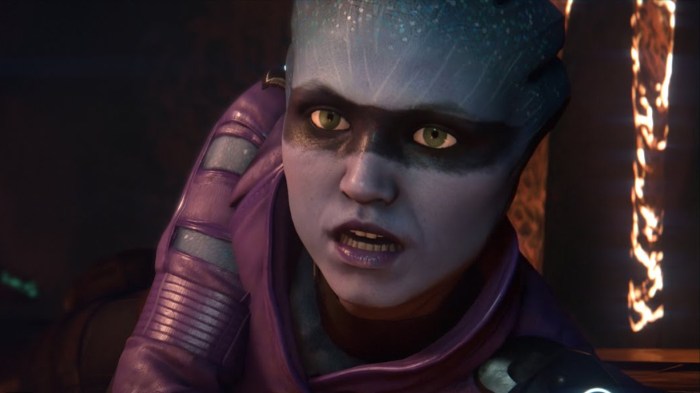 Andromeda protesters asari andromedas peebee