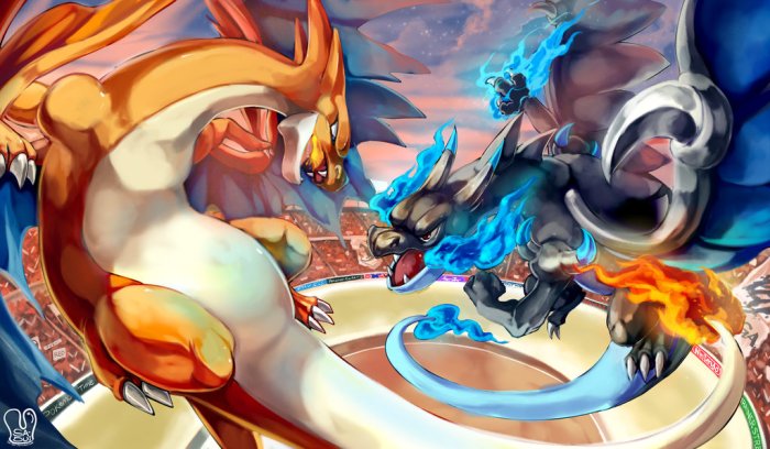 Mega charizard x vs y