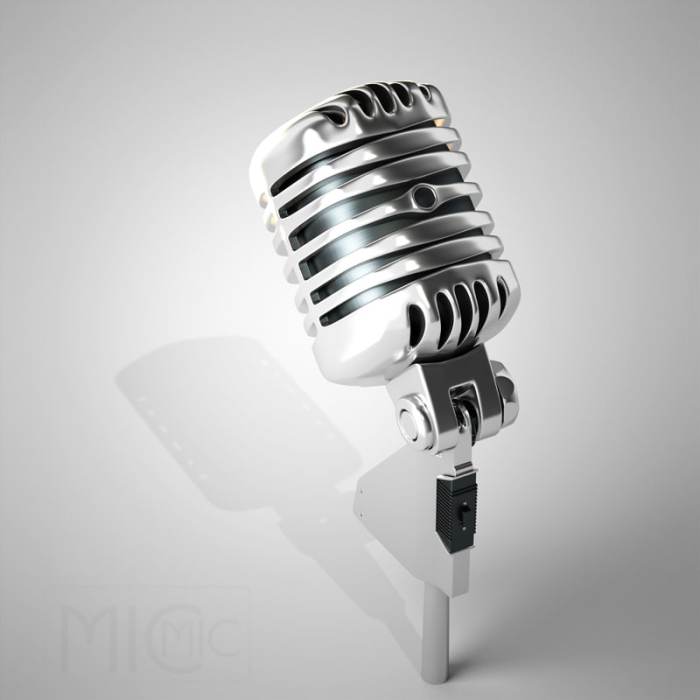 Shure 3ds 55sh microphone turbosquid