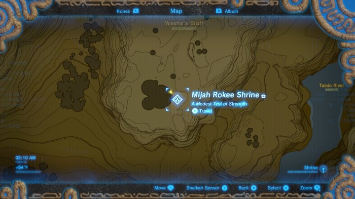 Blood moon shrine map