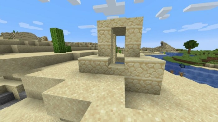 Minecraft desert well sand seeds find