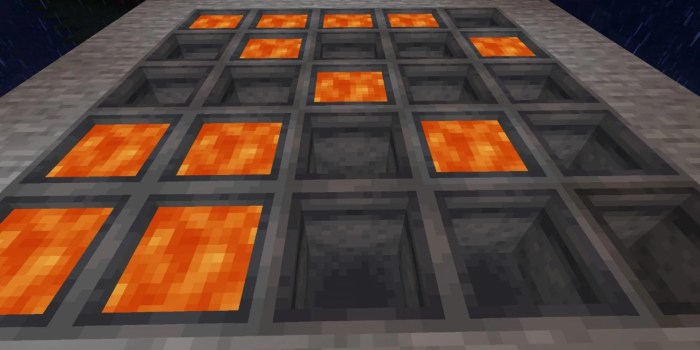 Furnace lava minecraft