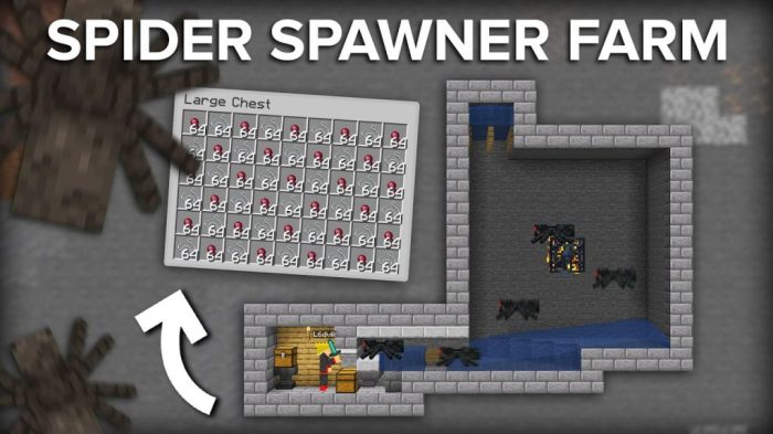 Spider spawner farm 1.19