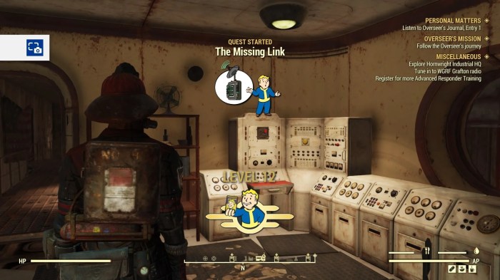 Fallout missing link walkthrough guide go gamepressure