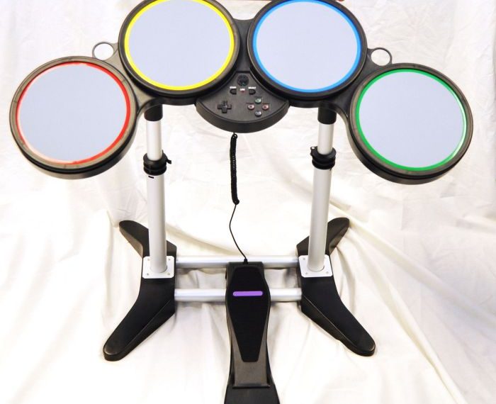 Guitar hero drum setup