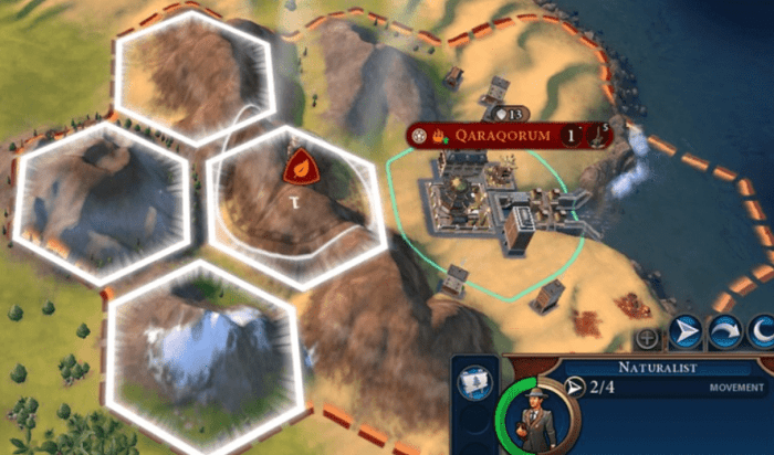 Civ6 national park tile