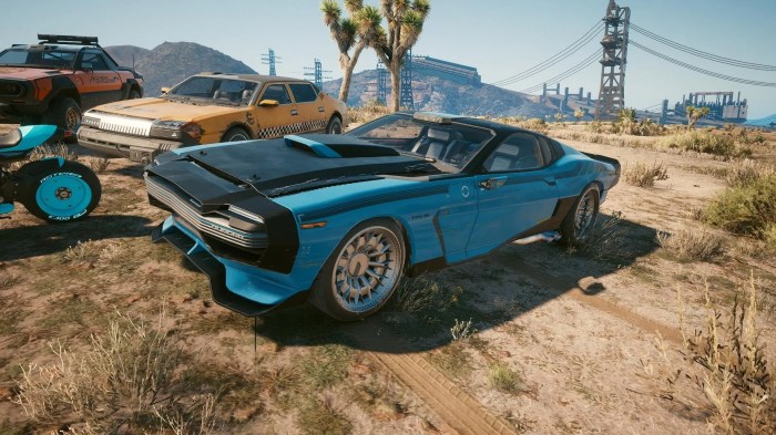 New cars cyberpunk 2077