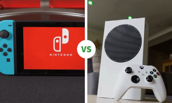 Nintendo switch vs xbox