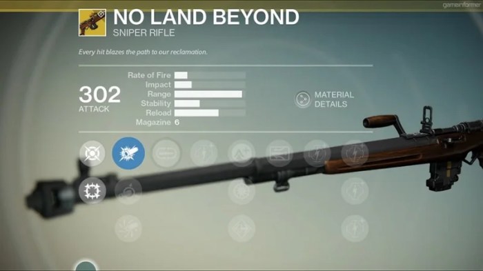 No land beyond destiny 1