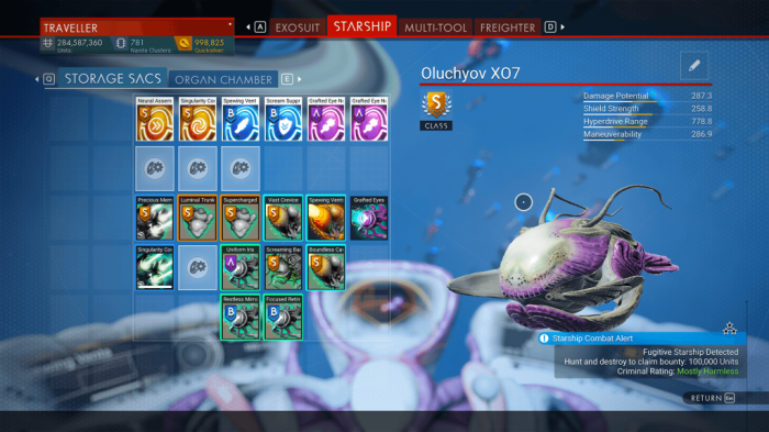 Best ship upgrades nms