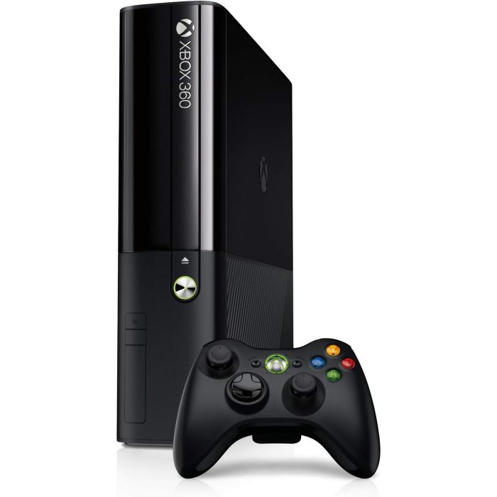 Xbox 360 black slim