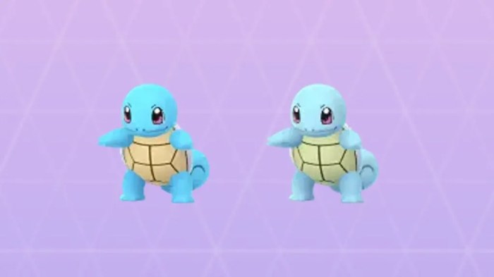 Squirtle shiny go pokémon