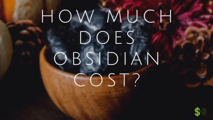 How much is obsidian