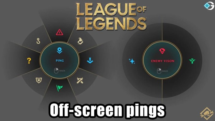 Off screen pings league