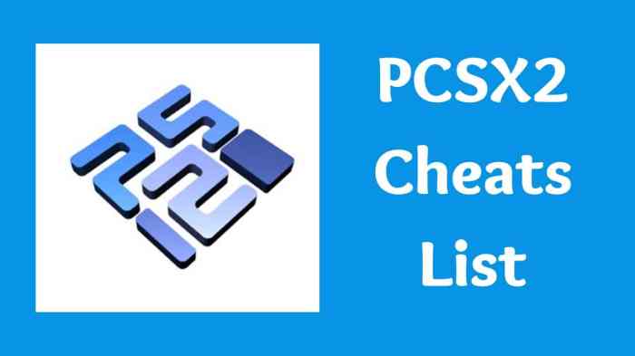 Pcsx2 cheats how to use