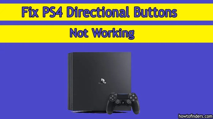 Ps4 buttons not working