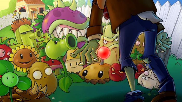 Flower plants vs zombies