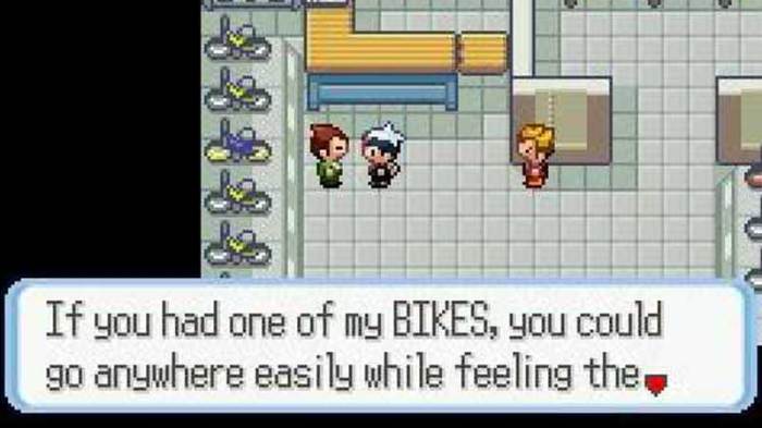 Acro bike pokemon emerald