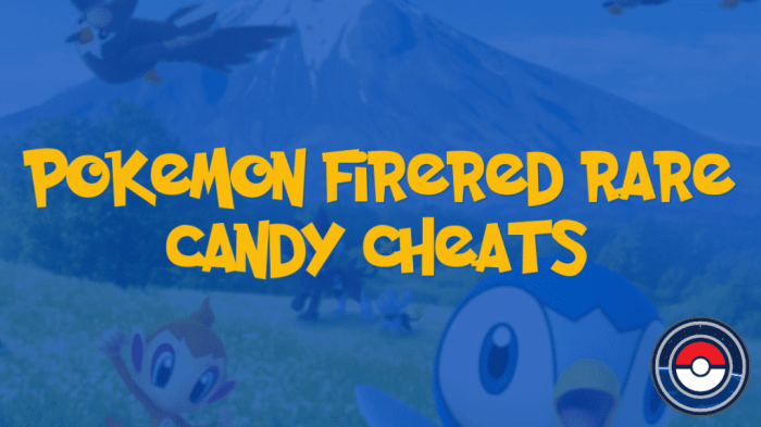 Rare candy cheat firered