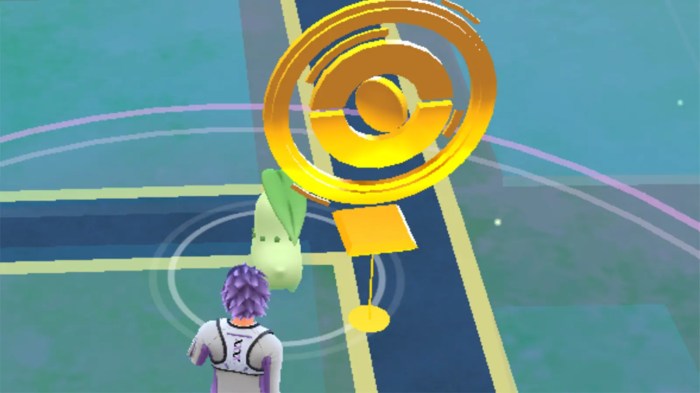 Why is the pokestop gold