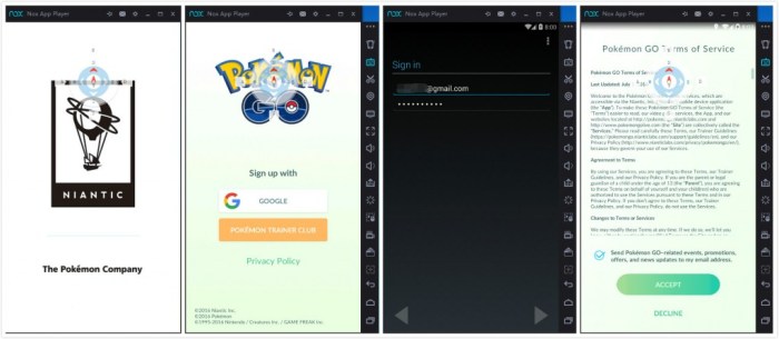 Can't log in pokemon go