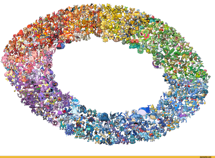 Pokemon color by numbers