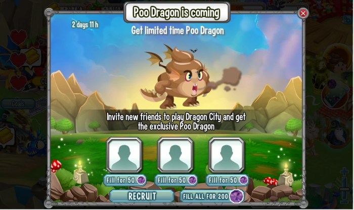 Dragon city poo dragon