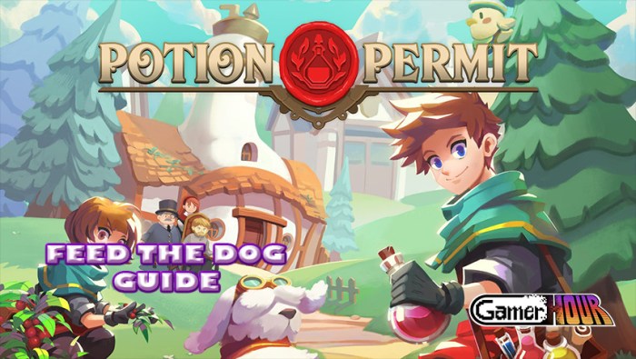 Potion permit feed dog