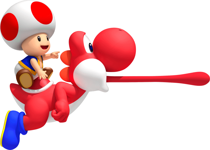 Super mario red toad