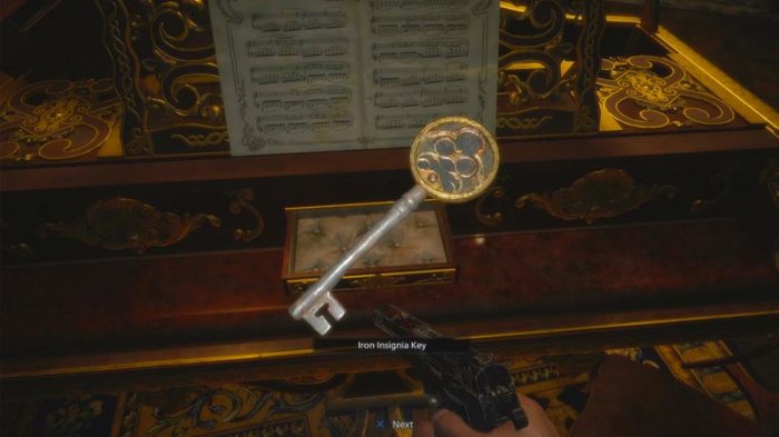 Re4 sell insignia key